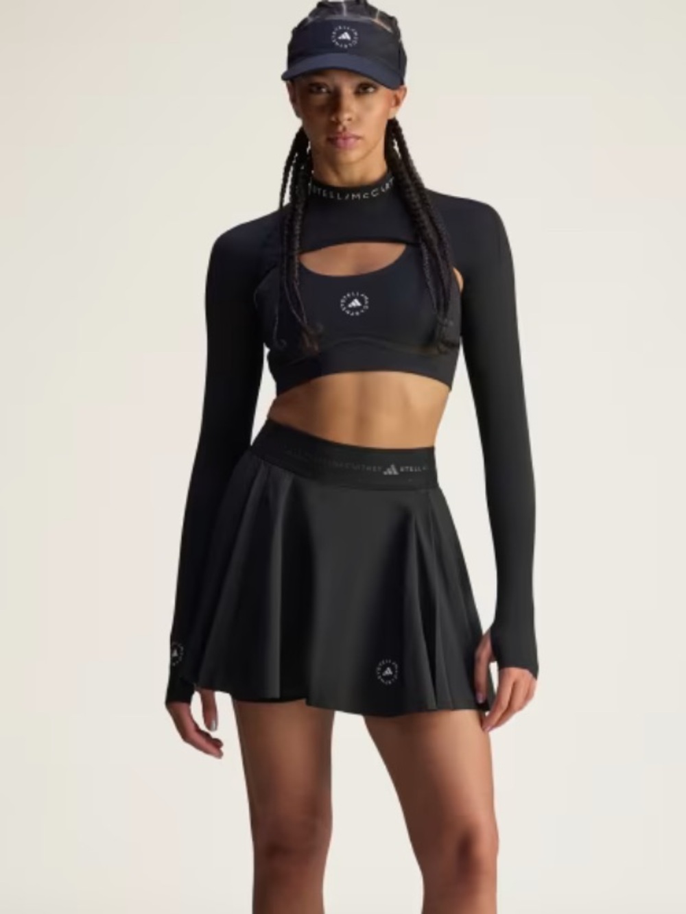 NEW⭐️ ADIDAS BY STELLA MCCARTNEY TRAINING PLEATED SKORT &100